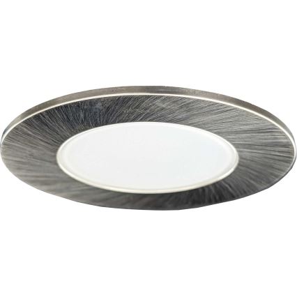 LED Kúpeľňové podhľadové svietidlo BONO LED/8W/230V 3000K IP65 lesklý chróm