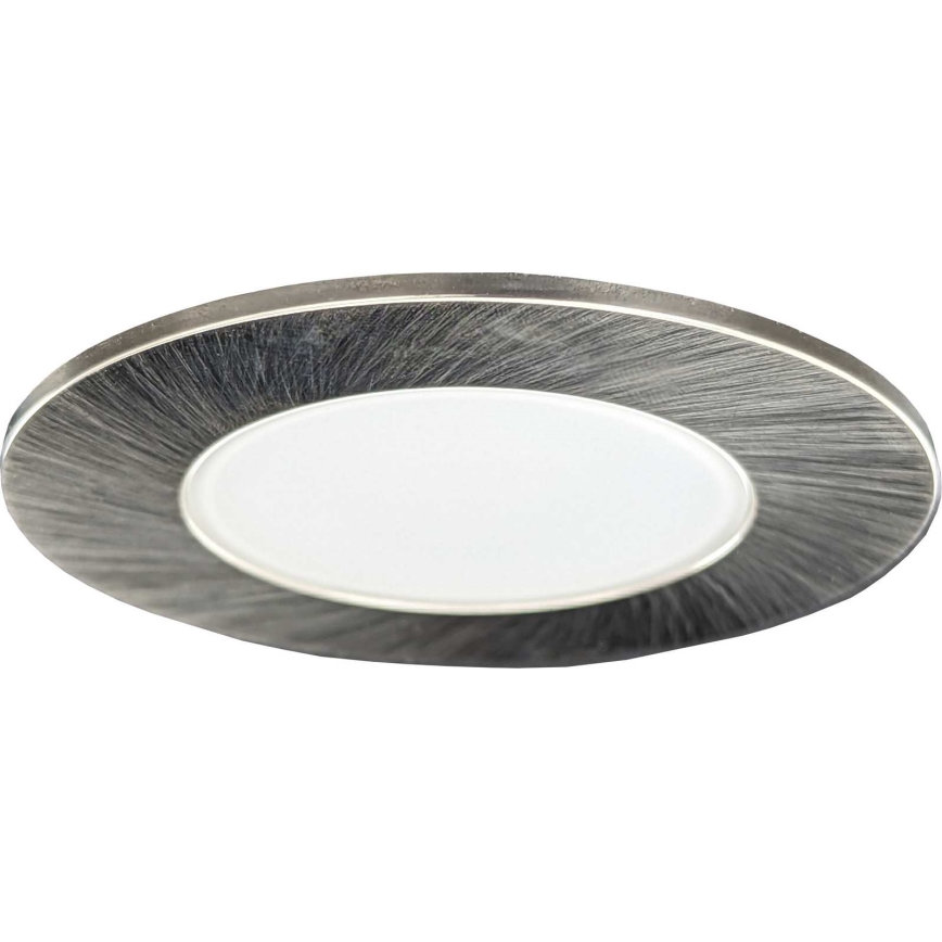 LED Kúpeľňové podhľadové svietidlo BONO LED/8W/230V 3000K IP65 lesklý chróm