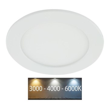 LED Kúpeľňové podhľadové svietidlo LED/12W/230V 3000/4000/6000K IP44