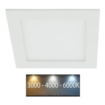 LED Kúpeľňové podhľadové svietidlo LED/12W/230V 3000/4000/6000K IP44