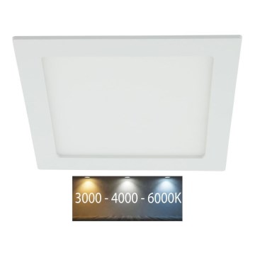 LED Kúpeľňové podhľadové svietidlo LED/24W/230V 3000/4000/6000K IP44