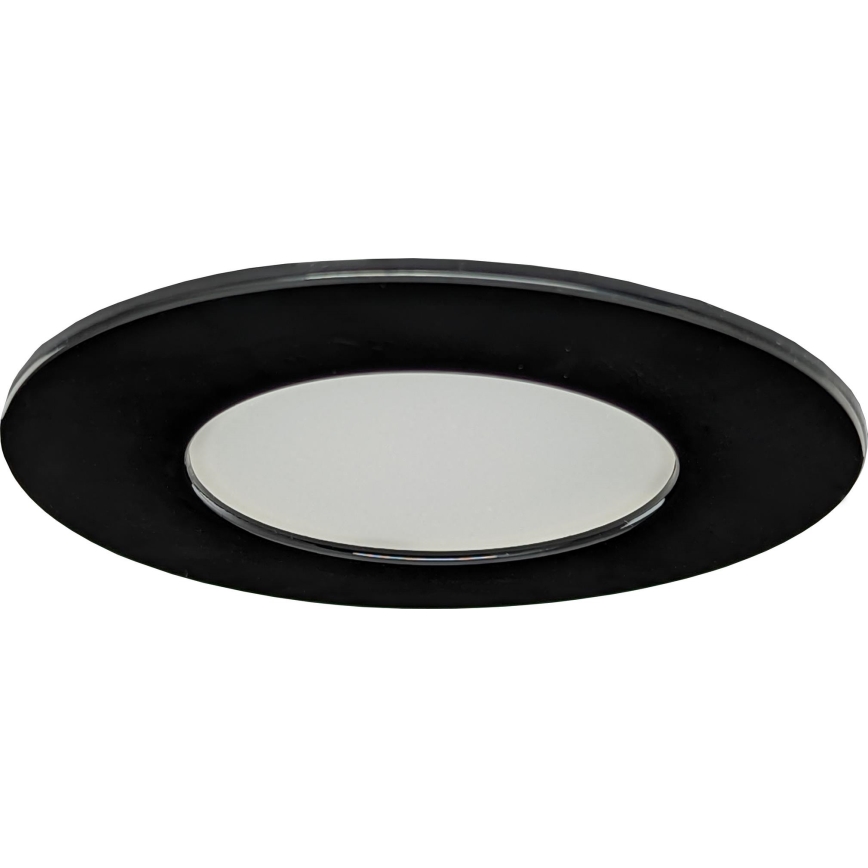 LED Kúpeľňové podhľadové svietidlo BONO LED/5W/230V 3000K IP65 čierna