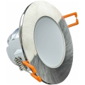 LED Kúpeľňové podhľadové svietidlo LED/5W/230V 4000K IP65 chróm
