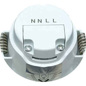 LED Kúpeľňové podhľadové svietidlo LED/5W/230V 4000K IP65 chróm