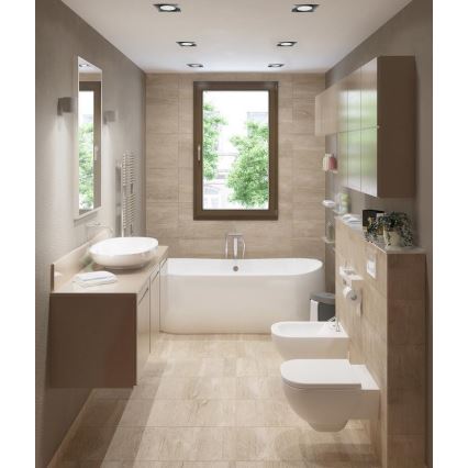 LED Kúpeľňové podhľadové svietidlo BONO LED/5W/230V 4000K IP65 lesklý chróm