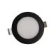 LED Kúpeľňové podhľadové svietidlo LED/7W/230V 4000K čierna IP44