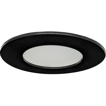 LED Kúpeľňové podhľadové svietidlo BONO LED/8W/230V 4000K IP65 čierna