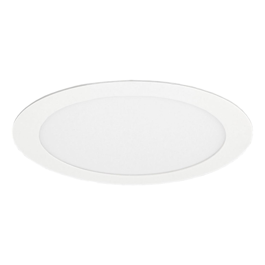 LED Kúpeľňové podhľadové svietidlo VEGA LED/12W/230V 2800K pr. 16,8 cm IP44 snehovo biela