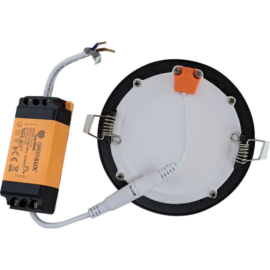 LED Kúpeľňové podhľadové svietidlo VEGA LED/6W/230V 2800K pr. 11,8 cm IP44