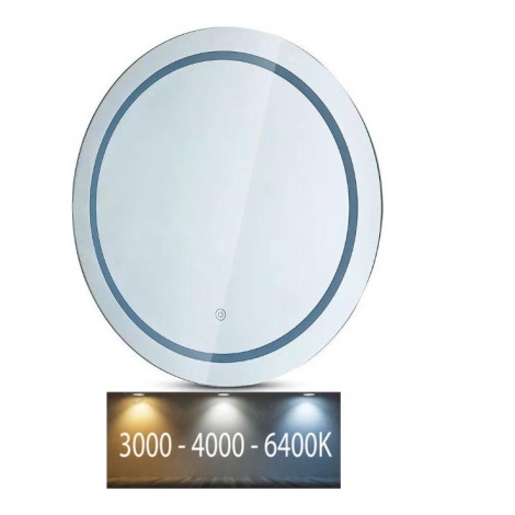 LED Kúpeľňové podsvietené zrkadlo LED/25W/230V 3000/4000/6400K IP44