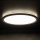 LED Kúpeľňové stropné svietidlo AZPO LED/22W/230V pr. 42 cm IP54 čierna