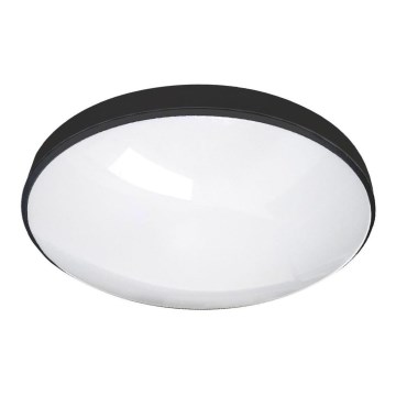 LED Kúpeľňové stropné svietidlo CIRCLE LED/12W/230V 4000K pr. 25 cm IP44 čierna