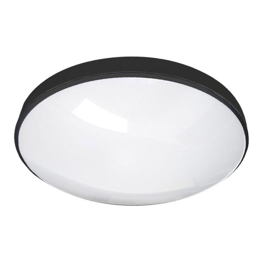 LED Kúpeľňové stropné svietidlo CIRCLE LED/24W/230V 4000K pr. 37 cm IP44 čierna