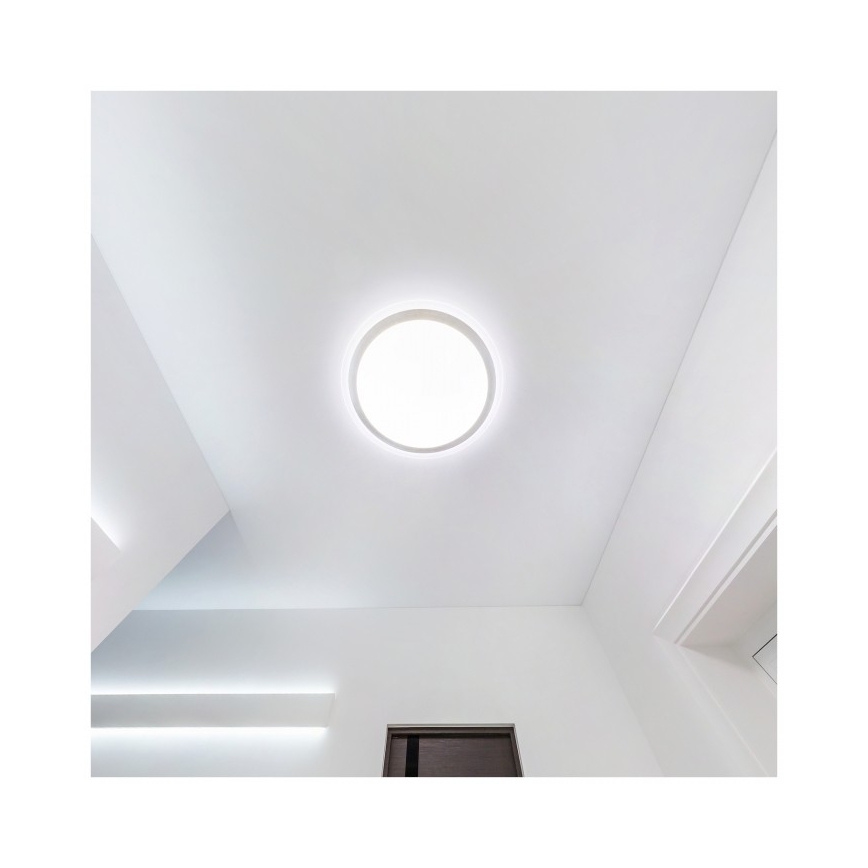 LED kúpeľňové stropné svietidlo DEFENDER LED/12/18/24W/230V 3000/4000/6500K IP65 pr. 30 cm biela