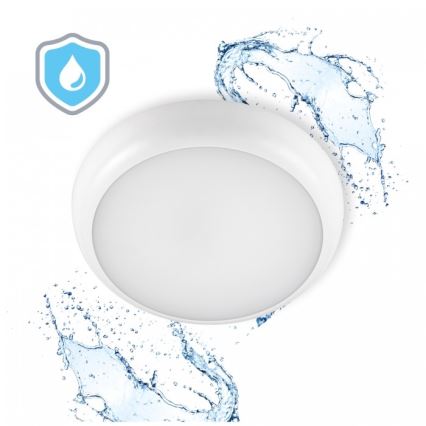 LED kúpeľňové stropné svietidlo DEFENDER LED/12/18/24W/230V 3000/4000/6500K IP65 pr. 30 cm biela