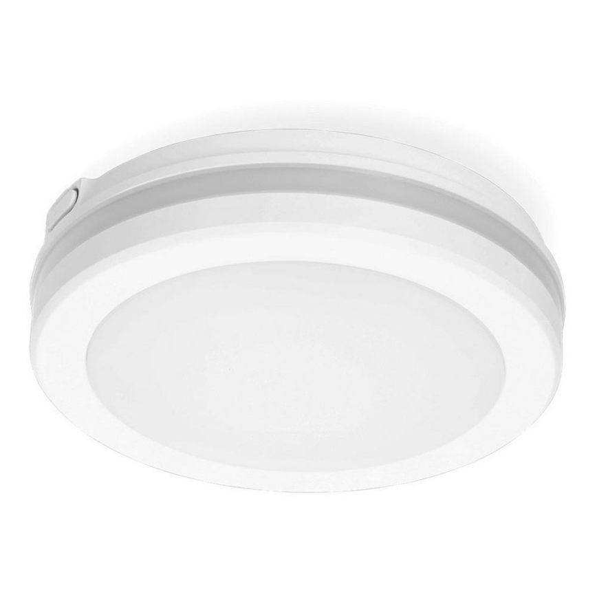 LED Kúpeľňové stropné svietidlo LED/12W/230V 3000/4000/6500K IP65 pr. 20 cm biela