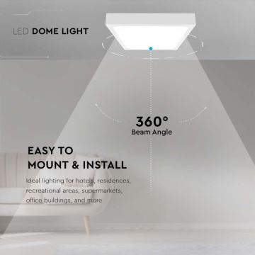 LED Kúpeľňové stropné svietidlo LED/18W/230V 4000K IP44 biela