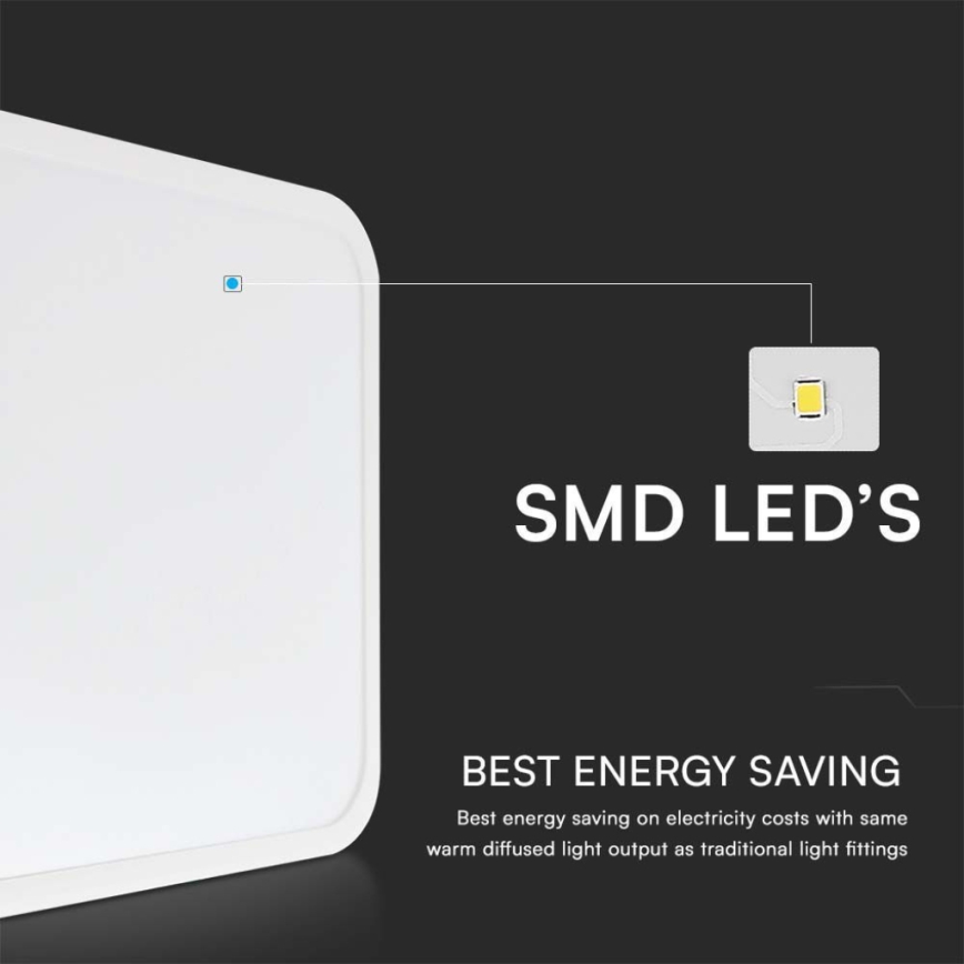 LED Kúpeľňové stropné svietidlo LED/18W/230V 4000K IP44 biela