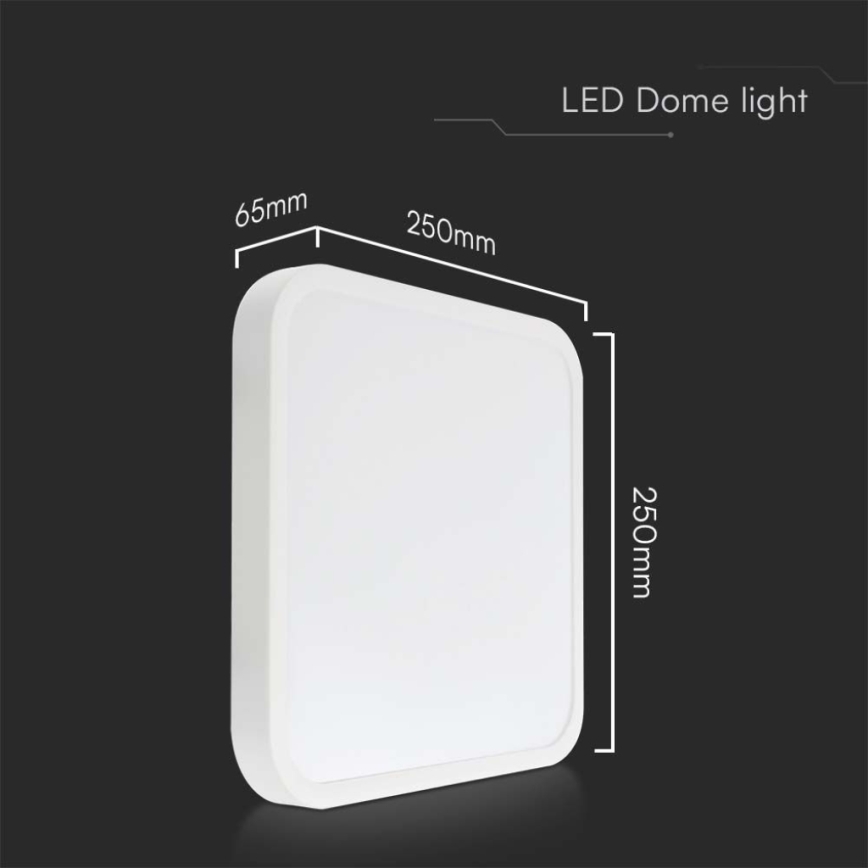 LED Kúpeľňové stropné svietidlo LED/18W/230V 4000K IP44 biela