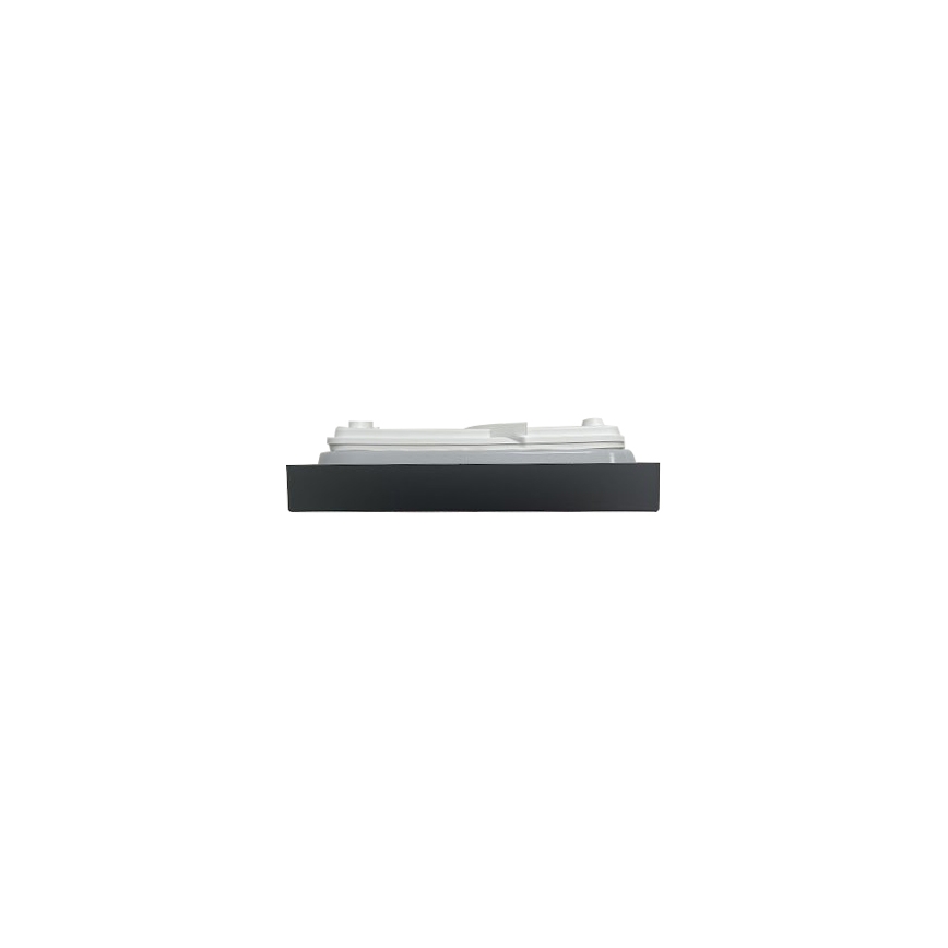LED Kúpeľňové stropné svietidlo LED/18W/230V 6500K IP44 22,5x22,5 cm čierna