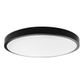 LED Kúpeľňové stropné svietidlo LED/24W/230V 3000K IP44 pr. 29,5 cm čierna