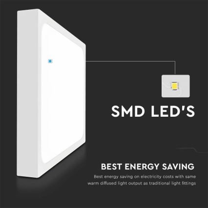 LED Kúpeľňové stropné svietidlo LED/30W/230V 3000K IP44 biela