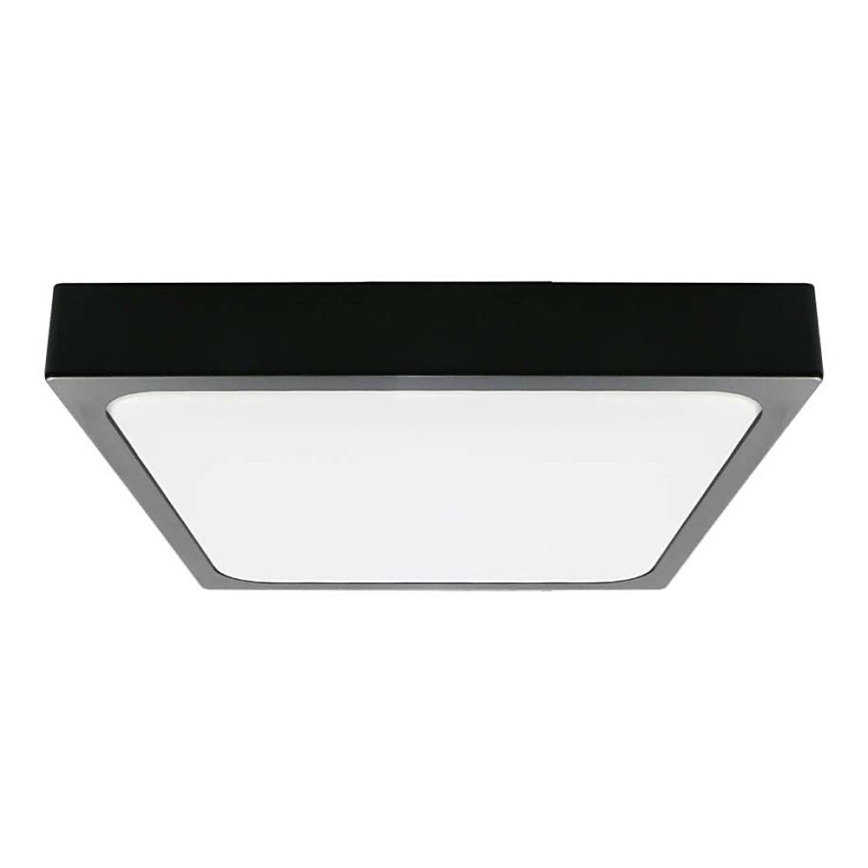 LED Kúpeľňové stropné svietidlo LED/30W/230V 6500K IP44 42x42 cm čierna
