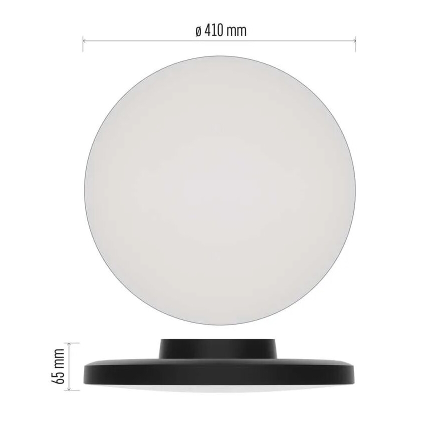 LED Kúpeľňové stropné svietidlo LED/32W/230V 3000/4000/5700K IP55 čierna