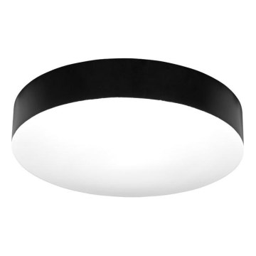 LED Kúpeľňové stropné svietidlo MAKARON LED/50W/230V 3000/4000/6000K pr. 50 cm IP44 čierna