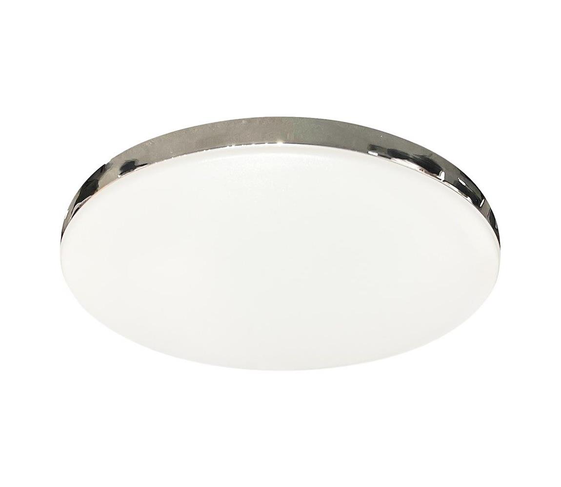 LED kúpeľňové stropné svietidlo MAYA, 15 W, 230 V, pr. 33 cm, IP44, lesklý chróm ML1658