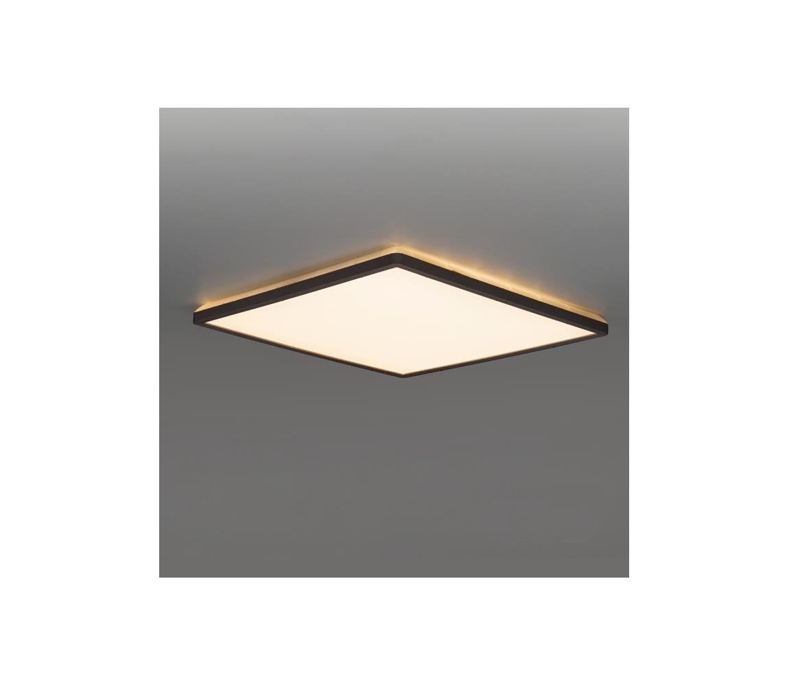 LED kúpeľňové stropné svietidlo NIVERA LED/18W/230V IP54 30x30 cm čierne 004097