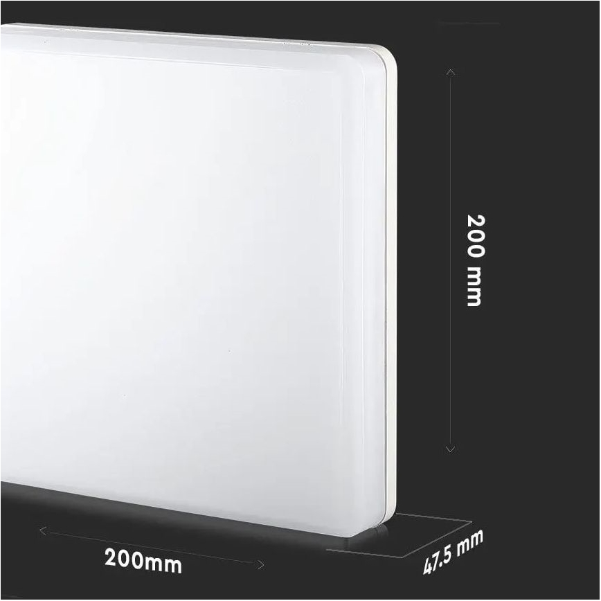 LED Kúpeľňové stropné svietidlo SAMSUNG CHIP LED/15W/230V 6500K IP44 20x20 cm