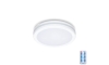 LED Kúpeľňové stropné svietidlo so senzorom LED/12W/230V 3000/4000/6500K IP65 pr. 20 cm biela + diaľkové ovládanie