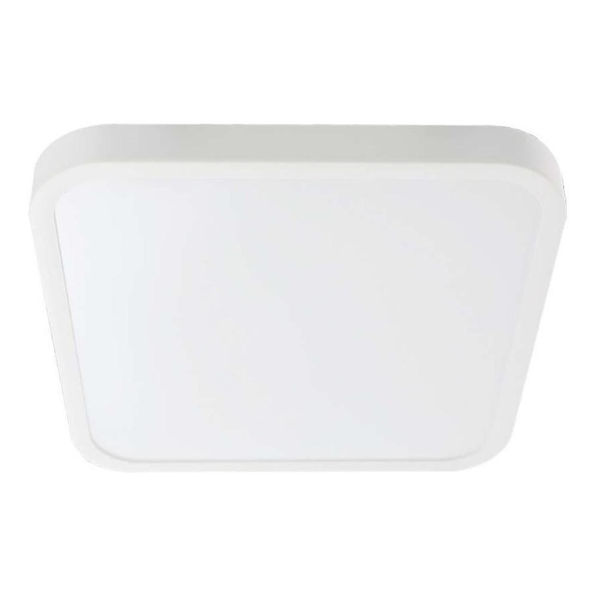 LED Kúpeľňové stropné svietidlo so senzorom LED/18W/230V 4000K IP44 29,5x29,5 cm biela + diaľkové ovládanie