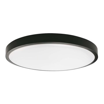 LED Kúpeľňové stropné svietidlo so senzorom LED/18W/230V 4000K IP44 pr. 22,5 cm čierna