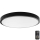 LED Kúpeľňové stropné svietidlo so senzorom LED/18W/230V 4000K IP44 pr. 29,5 cm čierna + diaľkové ovládanie