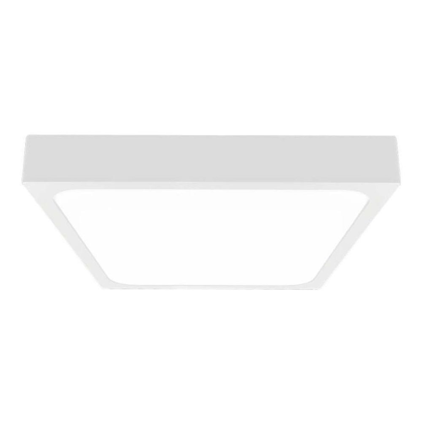 LED Kúpeľňové stropné svietidlo so senzorom LED/24W/230V 4000K IP44 29,5x29,5 cm biela