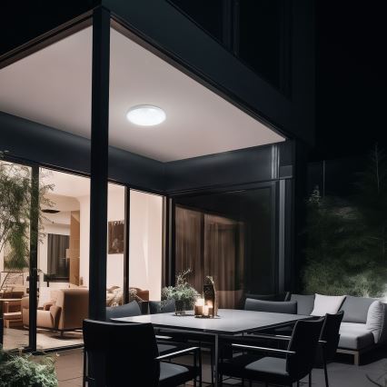 LED Kúpeľňové nástenné svietidlo so senzorom pohybu NYMPHEA PROXI LED/18W/230V IP54 3000K