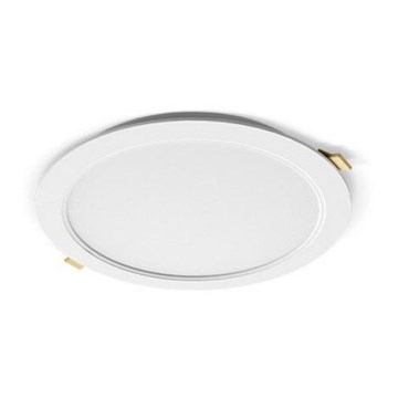 LED kúpeľňové zapustené stropné svietidlo ATUEL LED/9W/230V 3000K pr. 12,8 cm IP54