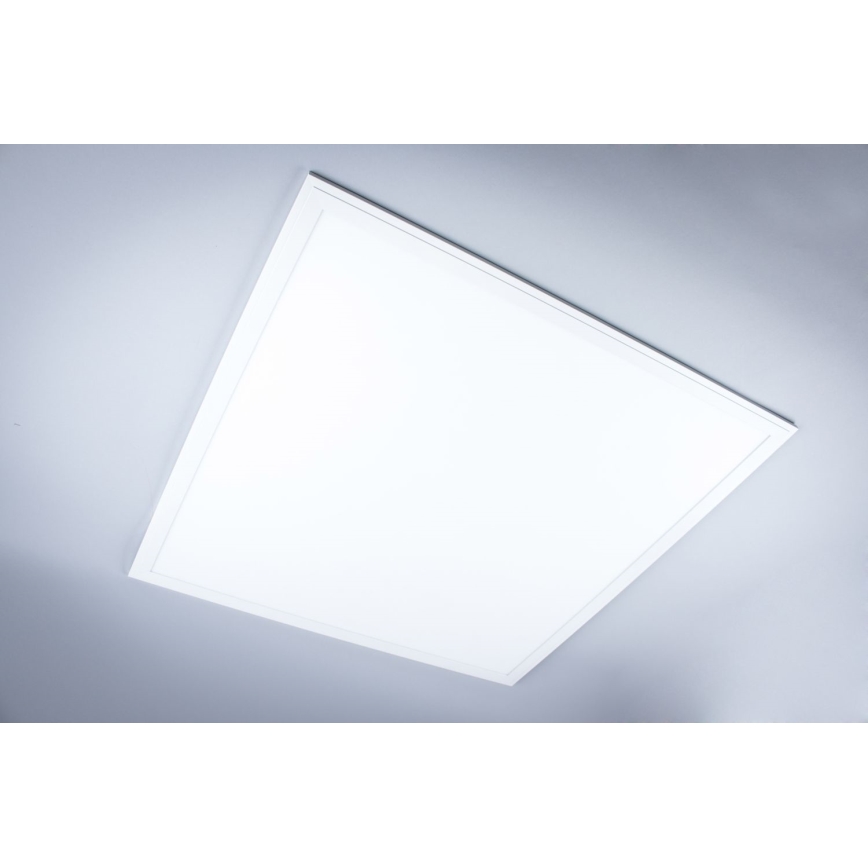 LED Kúpeľňový prisadený panel LED/40W/230V 4000K 59,5x59,5 cm IP65 biela