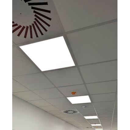 LED stmievateľný kúpeľňový podhľadový panel STELLA LED/28/32/36/40W/230V 59,5x59,5 cm CRI 90 IP44 biela