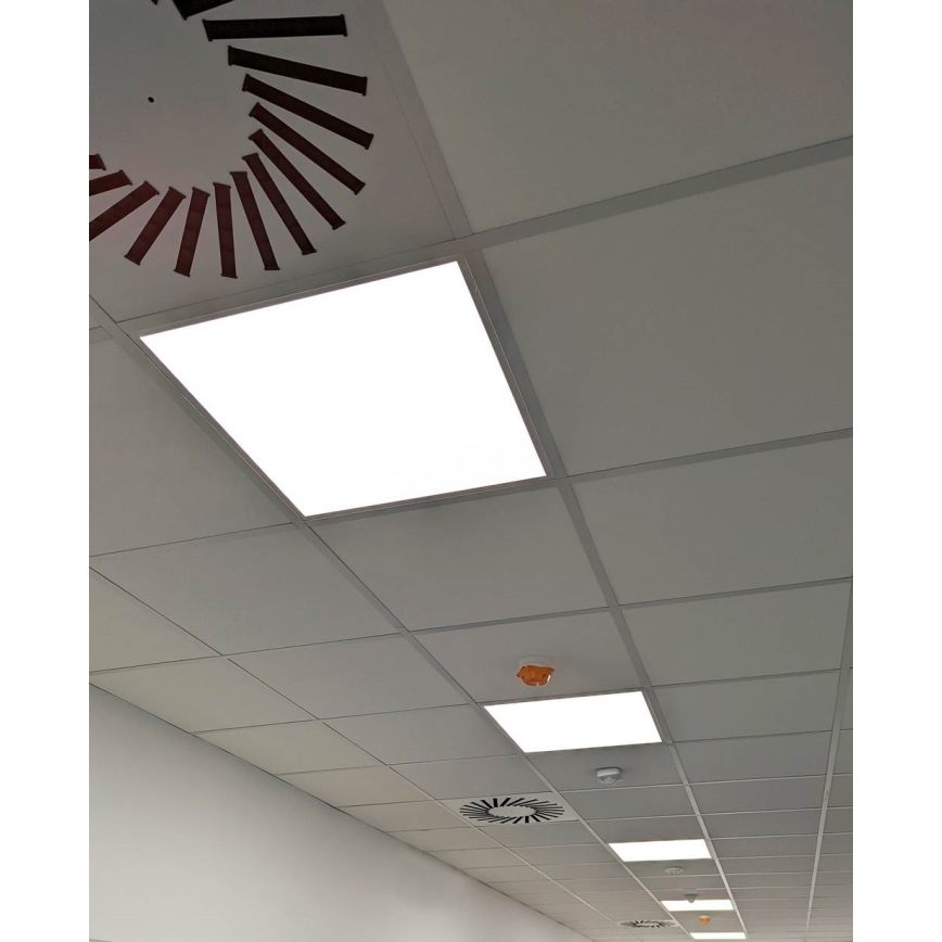 LED stmievateľný kúpeľňový podhľadový panel STELLA LED/28/32/36/40W/230V 59,5x59,5 cm CRI 90 IP44 biela