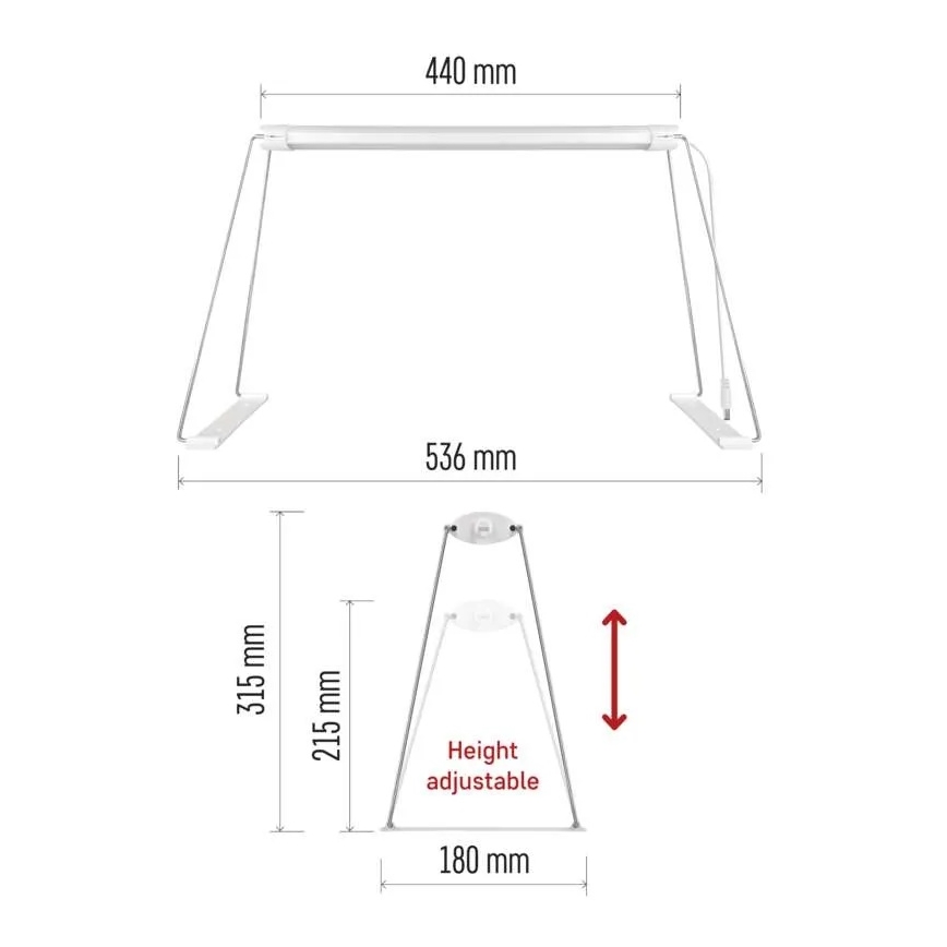 LED lampa do interiéru na pestovanie rastlín GROW LED/15W/230V