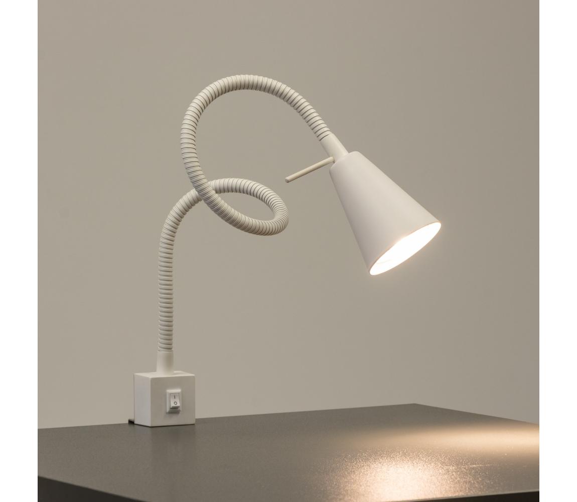 LED lampa s klipom 1xGU10/4,7W/230V biela 9A22032