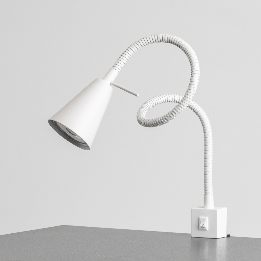 LED lampa s klipom 1xGU10/4,7W/230V biela