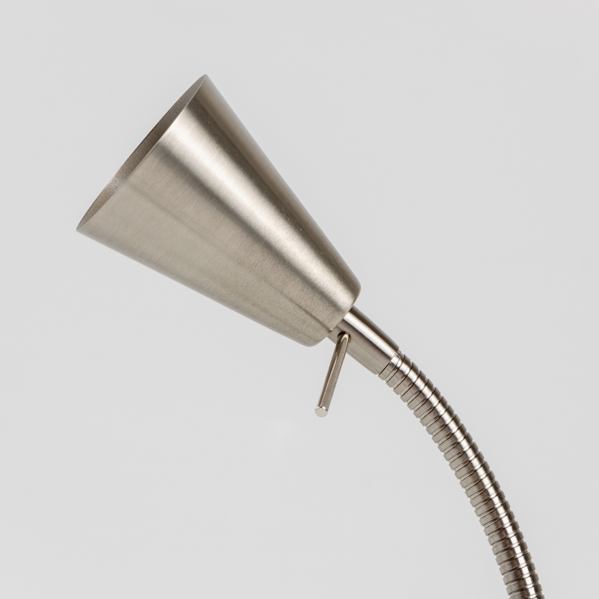 LED lampa s klipom 1xGU10/4,7W/230V matný chróm