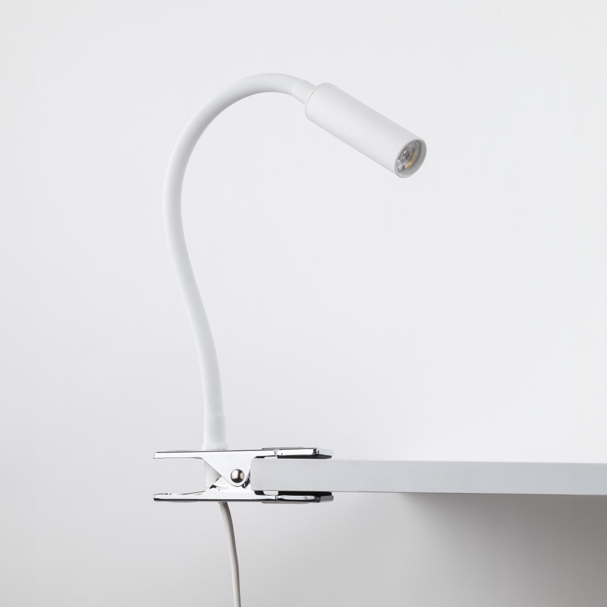 LED Lampa s Klipom LAGOS 1xG9/3W/230V 4000K biela