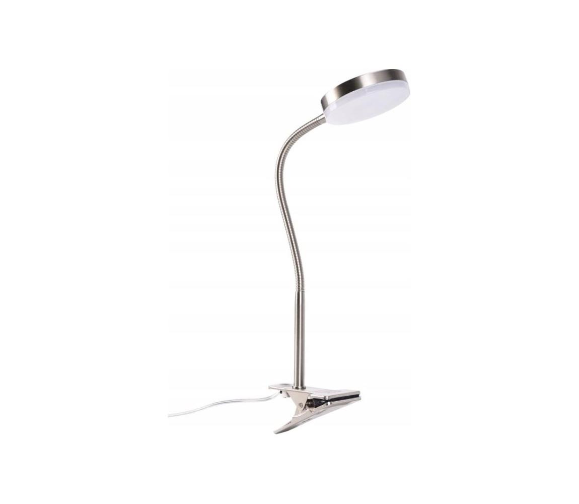 LED lampa s klipom LED/3,2W/230V matný chróm 9A21962