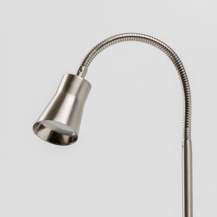 LED lampa s klipom LED/3,2W/230V matný chróm