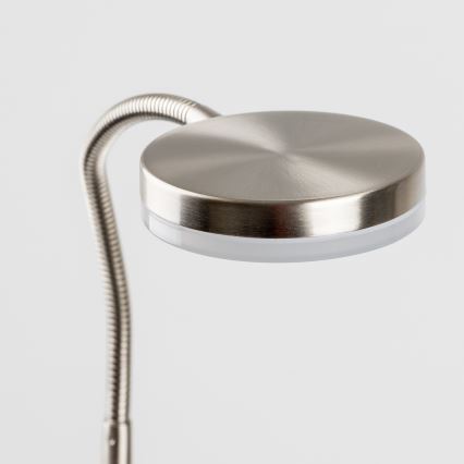 LED lampa s klipom LED/3,2W/230V matný chróm